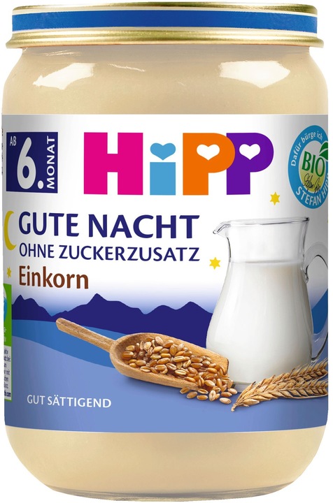 Hipp Good night porridge: Einkorn - without added sugar,, from 6 months (190 g)