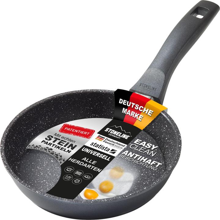 Actual product image Stoneline Frying pan 18 cm, cast aluminium non-stick coated pan, oven & induction suitable (Frying pan, Cast aluminium, 18 x 7.50 cm)