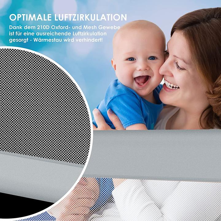 Actual product image Kesser Bed Rail, Light Grey 150cm