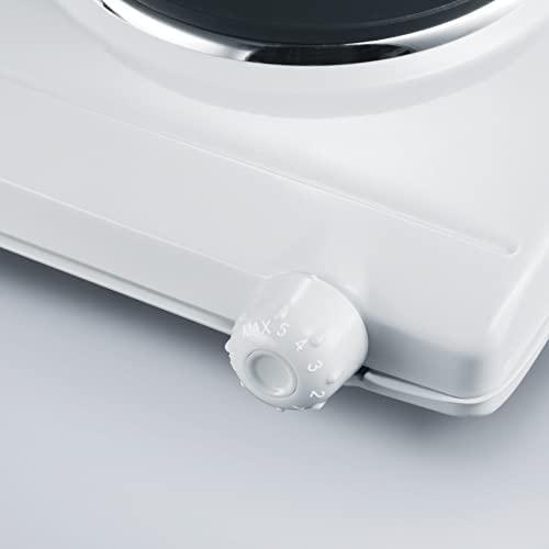 Actual product image Severin Double Hotplate White Single