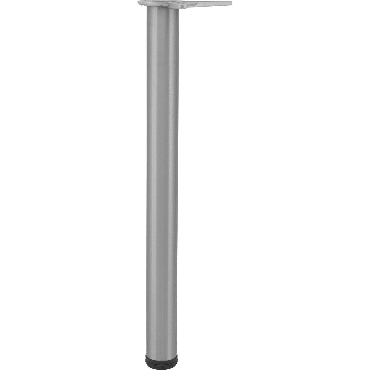 Camar, Tischbeine + Tischgestell, Tischfuss zylindrisch Tischbein ø 60mm Möbelbein L 690mm, Edelstahl