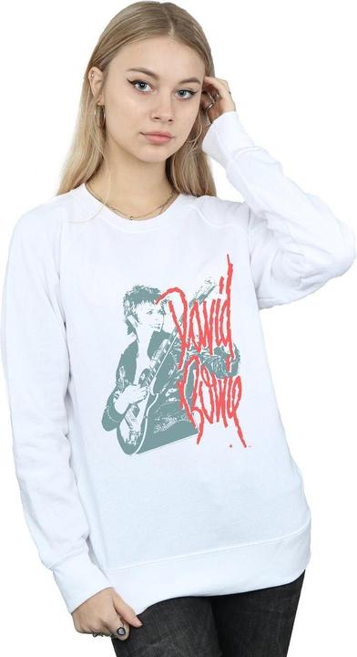 Immagine prodotto David Bowie Mono Guitar Felpa Donna (S)