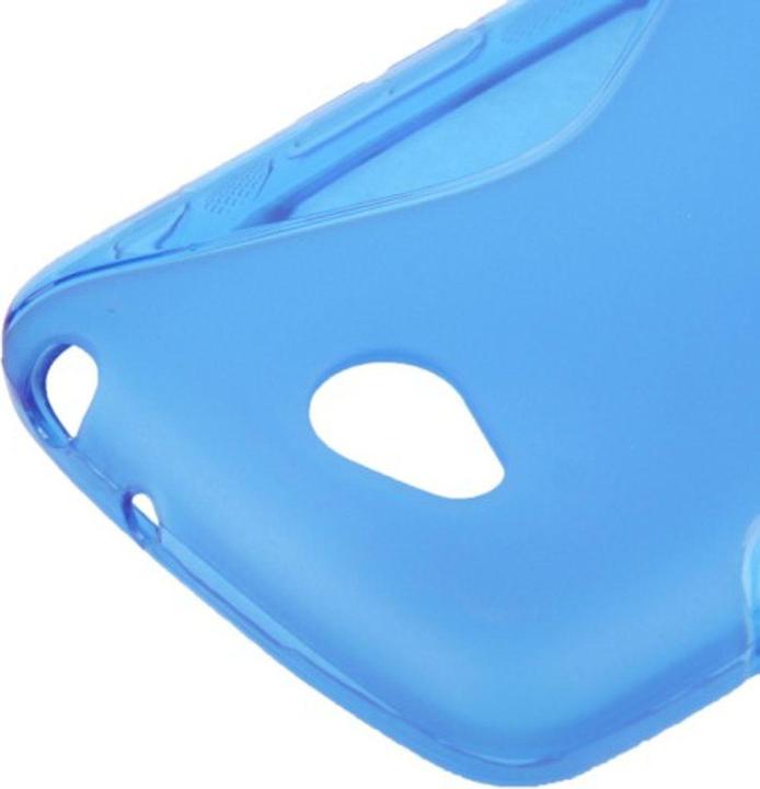 Actual product image König Design Mobile Phone Cover S Line TPU Case for LG L70 / Dual D325 Blue (LG L70)