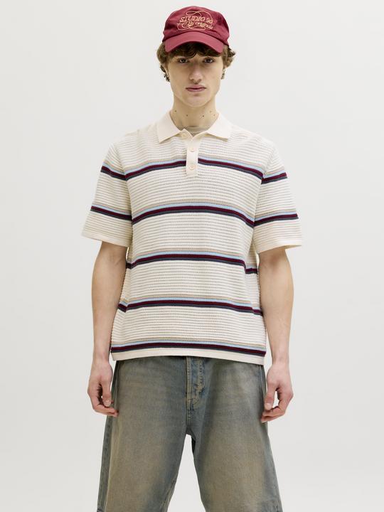 Produktbild Jack & Jones Jormaine Knit Stripe Polo Sn (M)