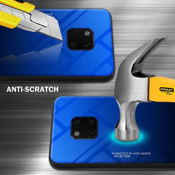 Actual product image Cadorabo TPU 2 colors glass cover (Mate 20 Pro)