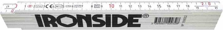 Actual product image Ironside Plastic folding ruler 2 m, white (2 m)