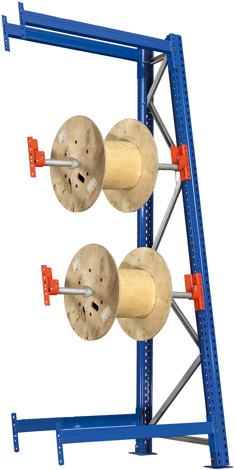 Produktbild Schulte Lagertechnik SchrägRoll Kabeltrommel-Anbauregal