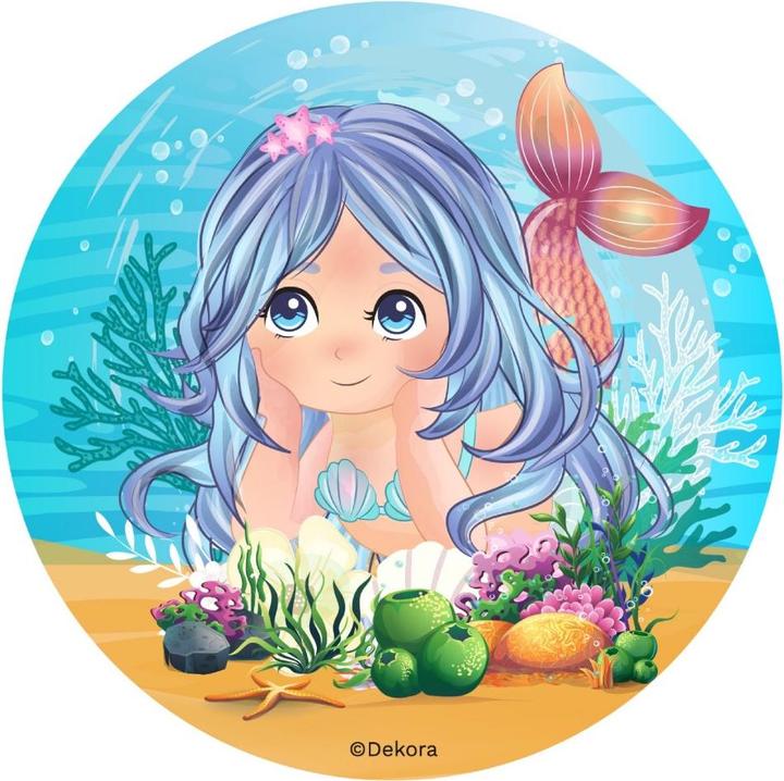 Actual product image Dekora Edible disc - Mermaid (1 x)