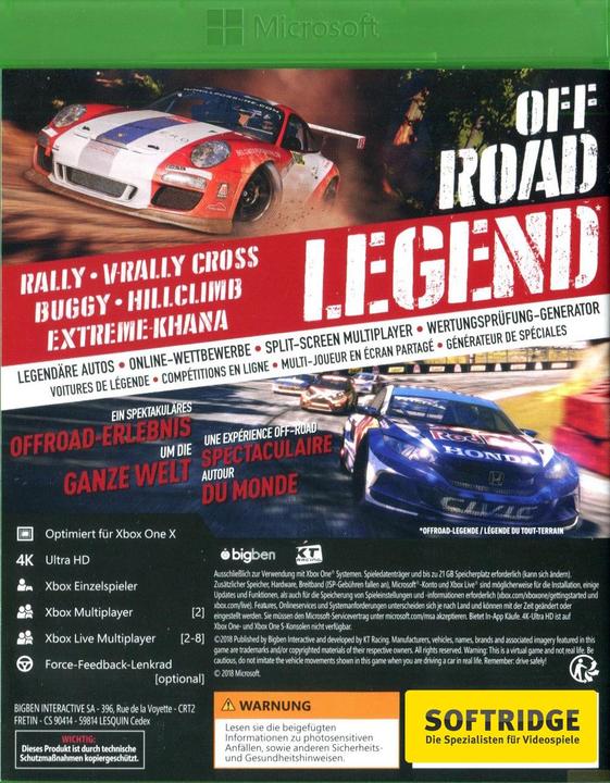 Actual product image Bigben V-Rally 4, Xbox One (Xbox One X, Xbox Series X, EN)