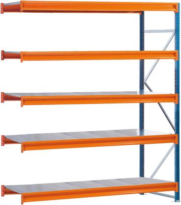 Produktbild Schulte Lagertechnik Anbauregal W100 mit Stahlpaneelen