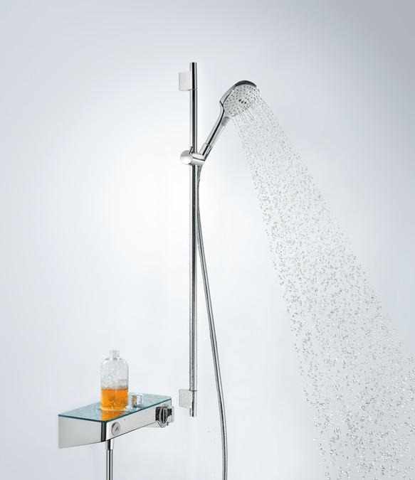 Produktbild hansgrohe Brauseset RAINDANCE SELECT E 120 3jet EcoSm Vers. Bsta Unica'S Puro 90cm chrom