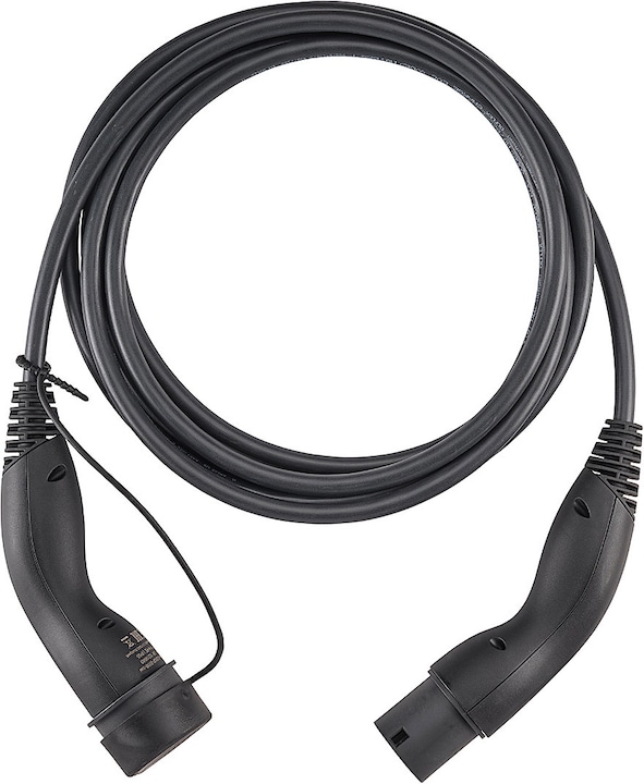 Actual product image Lapp Mobility Standard charging cable Gen II smooth, type 2, 32A, 3-phase, 5m, black (Type 2, 22 kW, 32 A, 5 m)