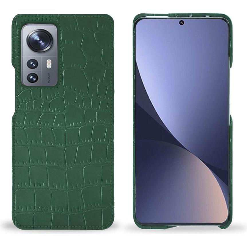 Noreve Lederschutzhülle (Xiaomi 12 Pro), Smartphone Hülle, Grün