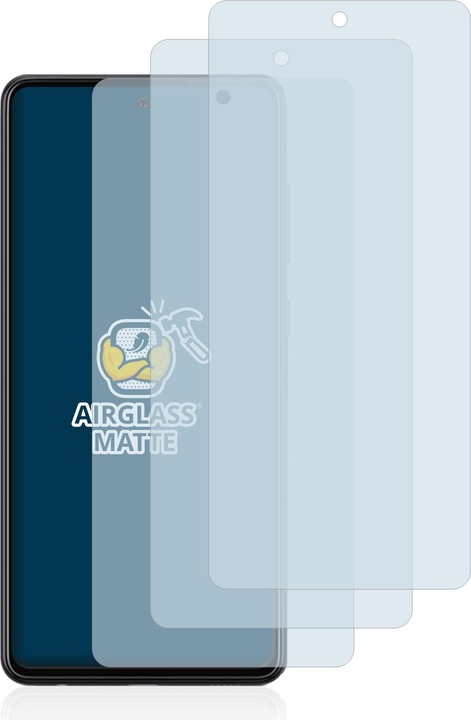 Actual product image BROTECT AirGlass Glass Matte (3 Piece, Samsung Galaxy A72)