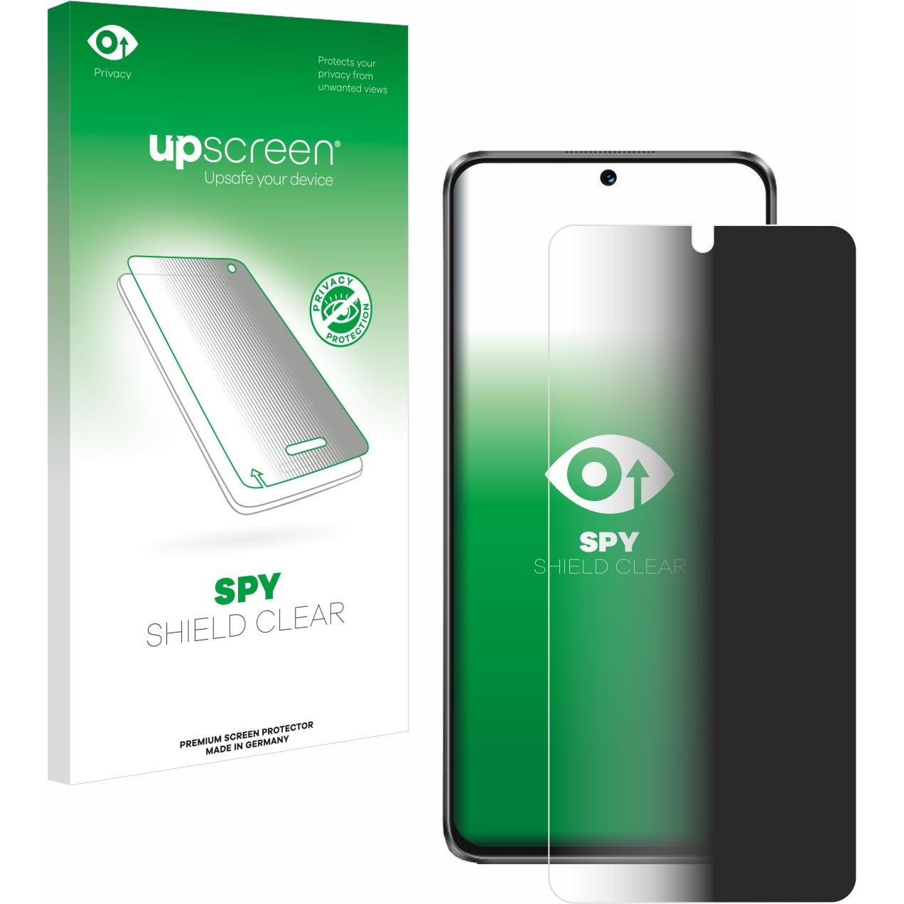 upscreen Spy Shield Blickschutzfolie (1 Stück, Huawei Nova), Smartphone Schutzfolie, Blau