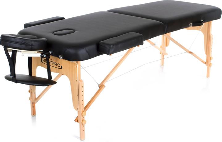 Kübler Sport Restpro® Koffermassageliege VIP, Schwarz
