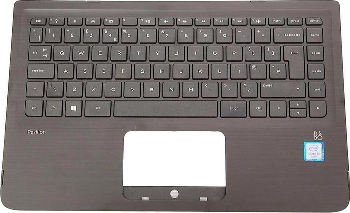 Actual product image HP Top Cover & Keyboard (Swiss) (CH, Cable)