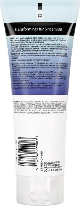 Actual product image John Frieda Volume Lift Lightweight Conditioner 250ml (250 ml)
