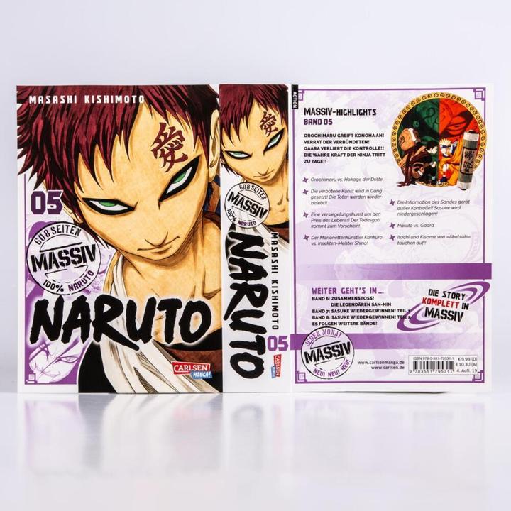 Produktbild NARUTO Massiv 5 (Deutsch, Masashi Kishimoto, 2018)