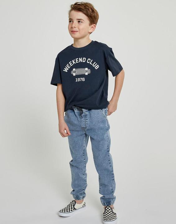 Actual product image La Redoute Collections T-shirt with round neckline and print on front (140)