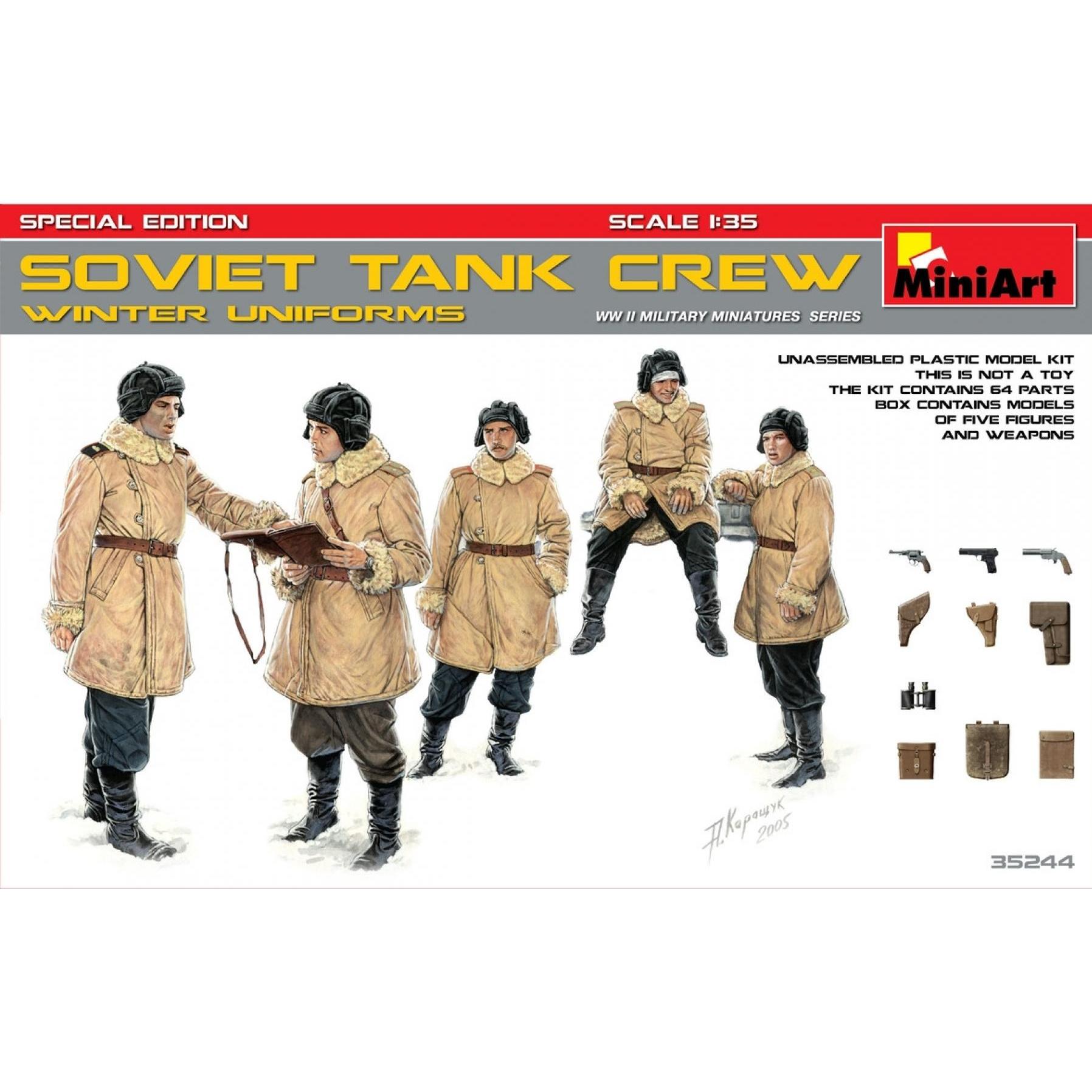 Mini art Soviet Tank Crew (Winter Uniforms)Specia Edition