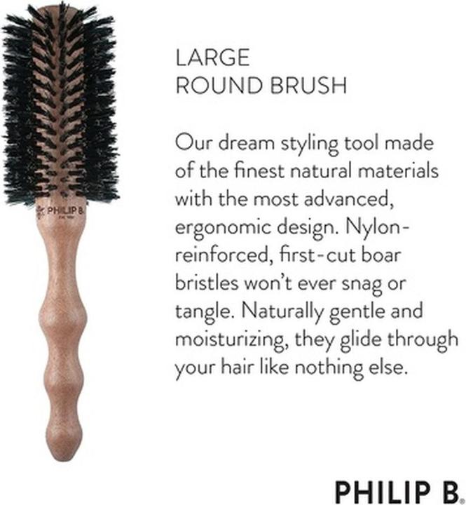 Immagine prodotto Philip B. PHILIP B - Spazzola rotonda grande ( 65 mm ) - Spazzola per capelli 0ml