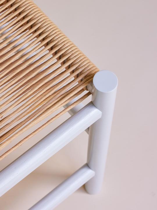 Immagine prodotto Hübsch Panchina Heritage Small Grigio chiaro (40 cm)