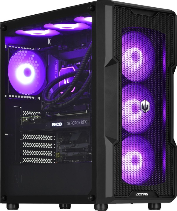 Actual product image Action Actina 5901443329121 PC i7-13700KF Midi Tower Intel® Core™ i7 32 GB DDR5-SDRAM 1000 GB SSD Black (Intel Core i7-13700KF, 32 GB, 1000 GB, Radeon RX 7900 XTX)