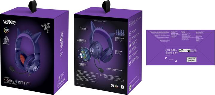 Actual product image Razer Kraken Kitty V2 - Pokémon Gengar Ed. (Cable)