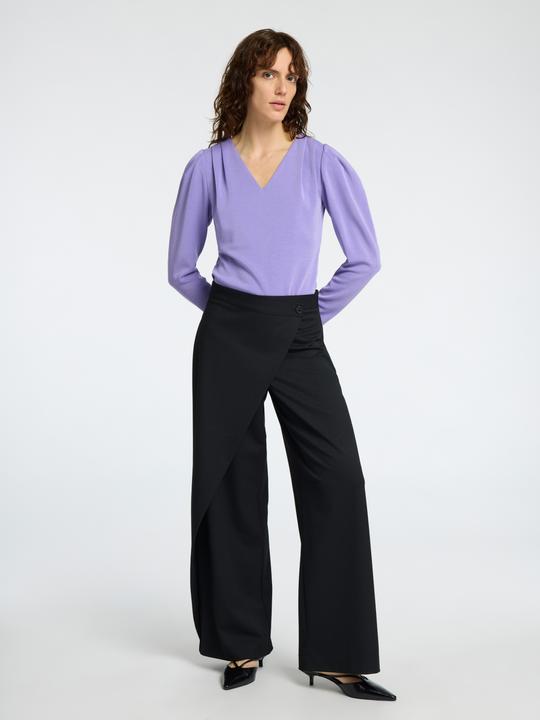 Produktbild Selected Femme Drapiertes Top mit V-Ausschnitt (L)