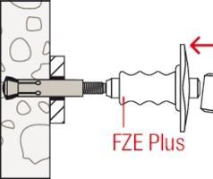 Actual product image Fischer Wedge anchor R 88583 ZYKON FZA 18x 80 M 12/25 A 4 Without surface specification (10 pcs.)