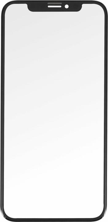BlackBerry Verre tactile avec cadre et OCA pour iPhone X Blanc (iPhone X)