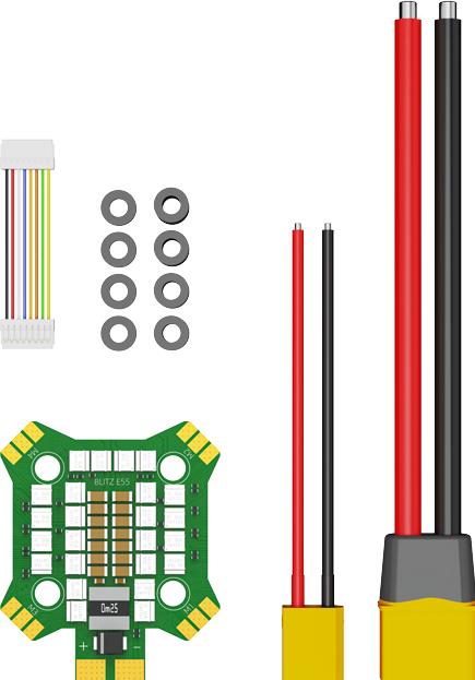 Actual product image iFlight BLITZ Mini E55 4-IN-1 ESC (Drone spare parts)