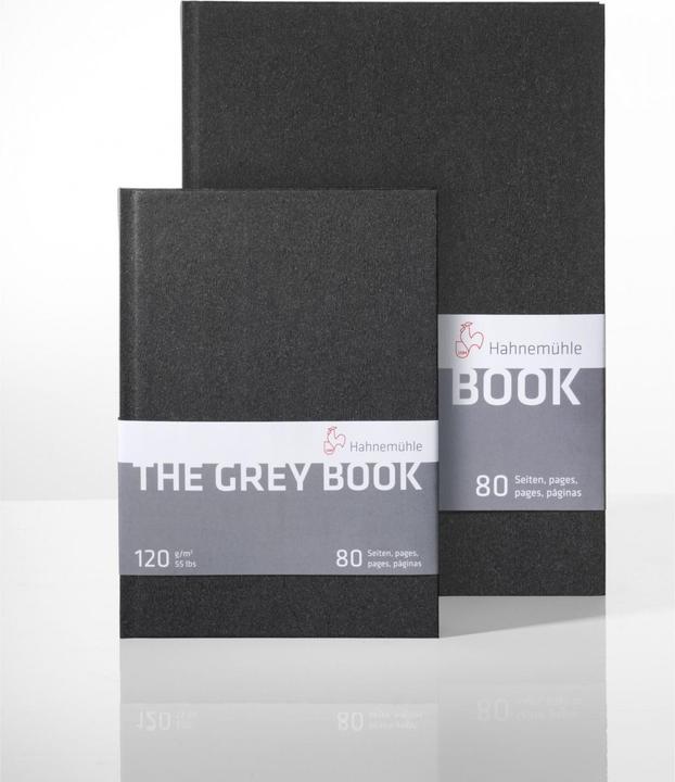 Productafbeelding Hahnemühle Het Grijze Boek A 4 Portret 80 pagina's 120 g (A4, Hardcover)