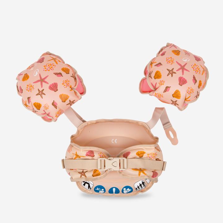 Image du produit Nabaiji Brassards ceinture évolutifs de piscine Enfant 15-30kg - Tiswim shell beige