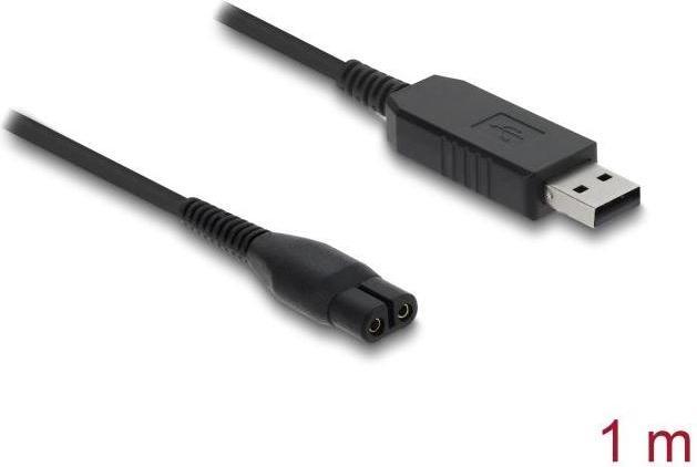 Delock USB Ladekabel für Elektrorasierer kompatibel mit Philips OneBlade 3 (1 x)
