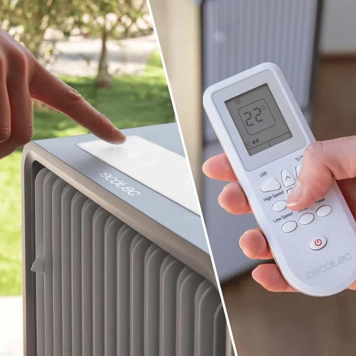 Actual product image Cecotec Air conditioner ForceClima 12850 Style Heating Connected air conditioner with heat pump (28 m², 12000 BTU/h)