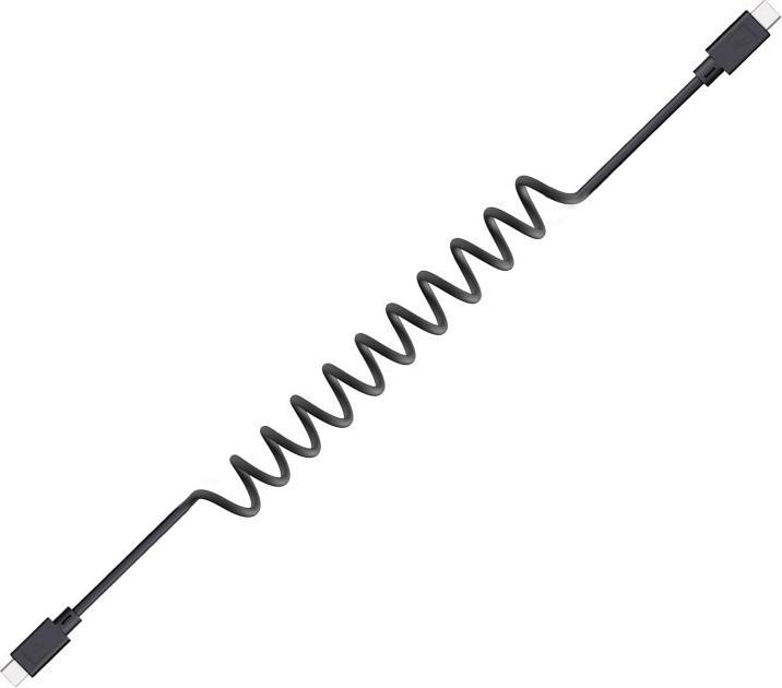 Actual product image T'nB TNB USB-C to USB-C spiral cable max. 1 metre (1 m, USB 2.0)