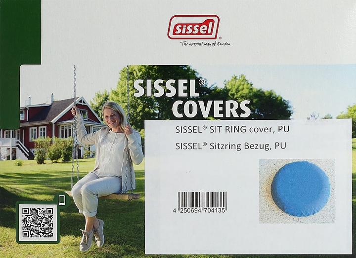 Actual product image Sissel Cushion cover Sit Ring round/oval polyurethane, blue (42 x 48 cm)