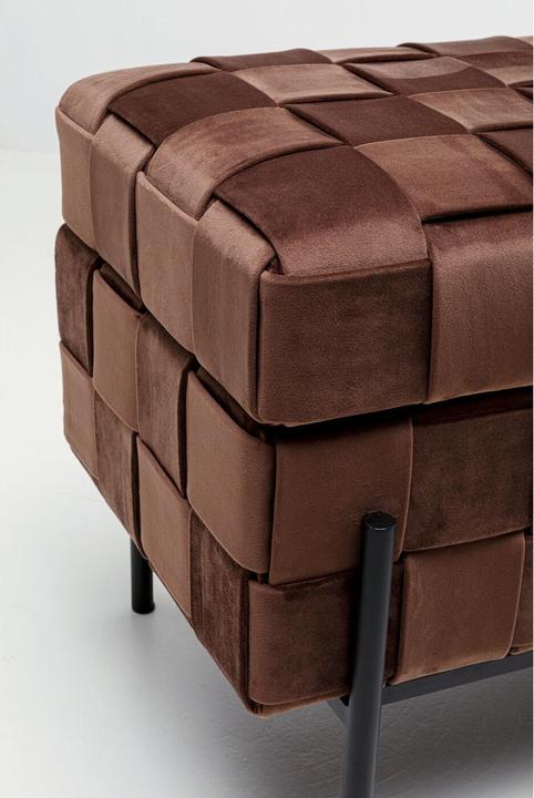 Image du produit Kare Design Truhenbank Weave Mocca 121cm