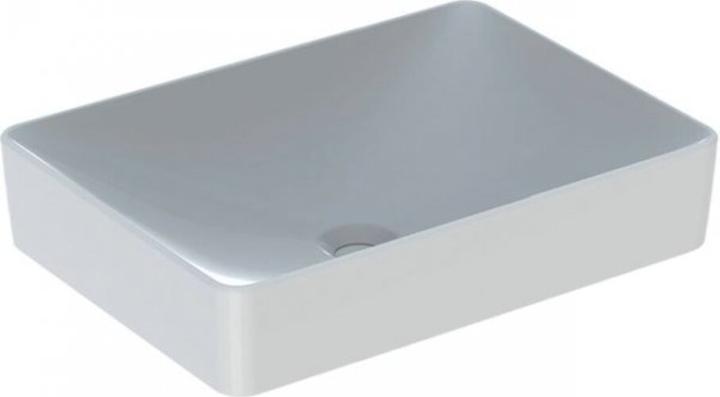 Actual product image Geberit Keramag VariForm Countertop washbasin rectangular, 550x400mm, without tap hole, without overflow (440 mm, 550 mm)