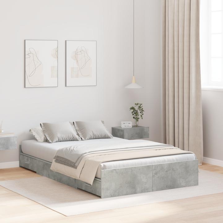Actual product image vidaXL Moderner Bettrahmen (120 x 190 cm)