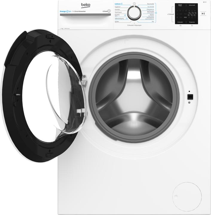 Produktbild Beko BM3WFU3741W Waschmaschine 7 kg, 1400 U/min (7 kg, Links)