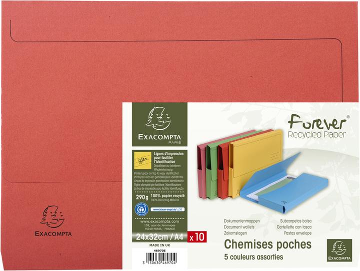 Actual product image Exacompta Document folder FOREVER® (A4, 10x)