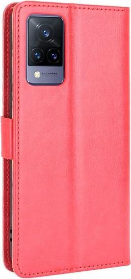 Actual product image MU Classic Crazy Horse III Leather Bookcover Series (vivo V21 5G)