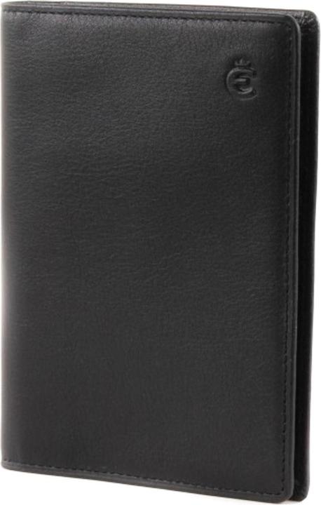 Actual product image Esquire Logo ID card holder leather 9 cm