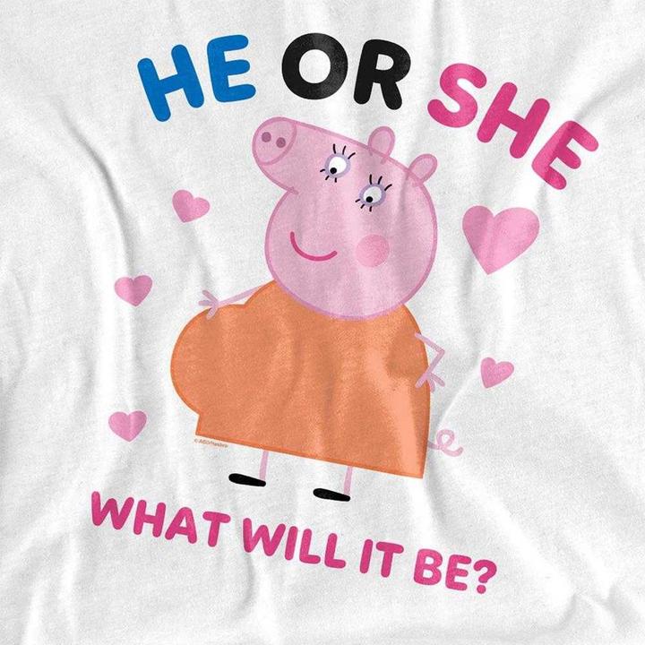 Produktbild Peppa Pig He Or She TShirt (M)