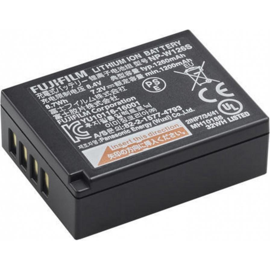 Fujifilm NP-W126S Batterie (Akku), Kamera Stromversorgung, Schwarz