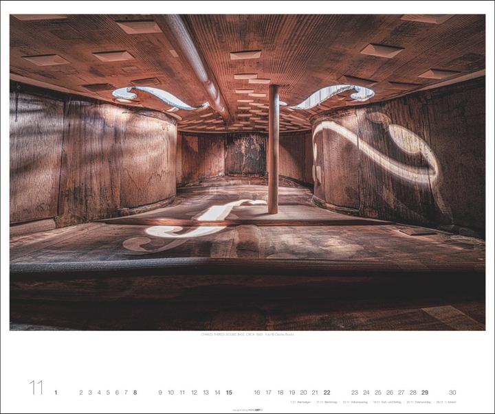 Produktbild Architecture in Music Kalender 2026 - Musikinstrumente von innen (55 x 46 cm)