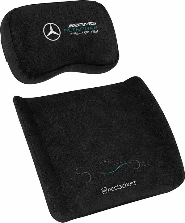 Productafbeelding noblechairs Geheugenschuim kussenset - Mercedes-AMG Petronas Formule 1 Team Editie